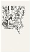 (GOLDEN COCKEREL PRESS.) Chaucer, Geoffrey. The Canterbury Tales.
